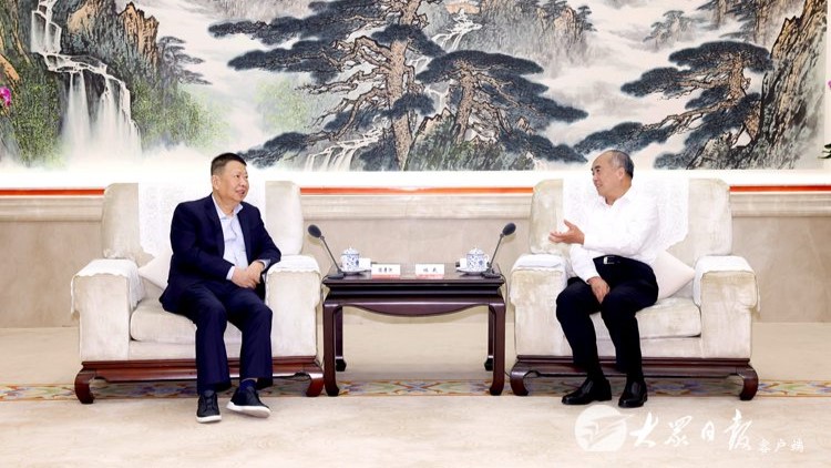 山东省委书记林武会见bet365亚洲官网董事长陈景河